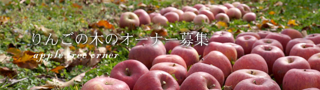 りんごの木のオーナー募集